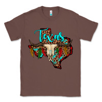 Chestnut bullskull texas map Classic Tee - JahusDesignShop