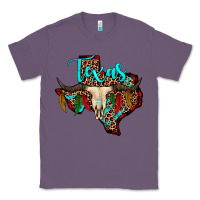 Lavender bullskull texas map Classic Tee - JahusDesignShop