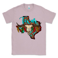 Lilac bullskull texas map Classic Tee - JahusDesignShop