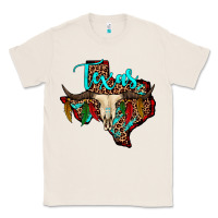 Natural bullskull texas map Classic Tee - JahusDesignShop
