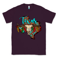Plum bullskull texas map Classic Tee - JahusDesignShop