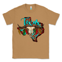 Toasted Coconut bullskull texas map Classic Tee - JahusDesignShop