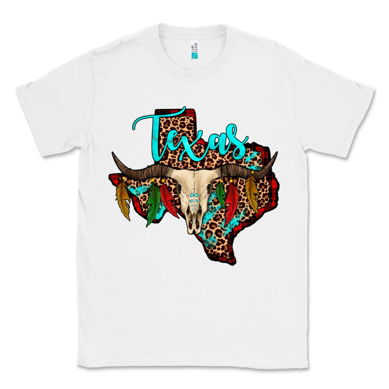 Bullskull Texas Map Classic Tee by JahusDesignShop | Teevron