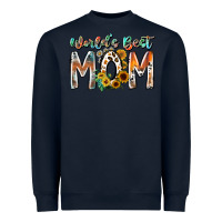 Navy world is best mom Heavyweight Sweatshirt - RacoonDesign