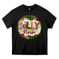 Black Christmas Jolly Nurse Heavy Core Tee - Artiststas