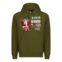 Army Green It's The Present For Me Premium Hoodie - SublimationCraftShop