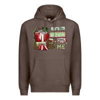 Coffee It's The Present For Me Premium Hoodie - SublimationCraftShop