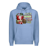 Colony Blue It's The Present For Me Premium Hoodie - SublimationCraftShop