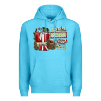 Ocean Blue It's The Present For Me Premium Hoodie - SublimationCraftShop
