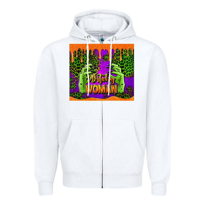 Witchy Woman Halloween Tumbler Zipper Hoodie by Jasminsmagicworld | Teevron