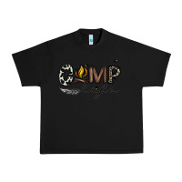 Black camp life Urban Heavy Tee - CowhideDigitalArt