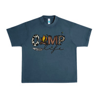 Midnight Navy camp life Urban Heavy Tee - CowhideDigitalArt