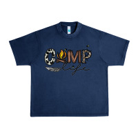 Navy camp life Urban Heavy Tee - CowhideDigitalArt