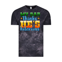 Cloud Black my dad thinks he is hilarious Vintage Tee - HRA Design Shop