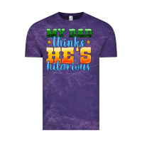 Cloud Purple my dad thinks he is hilarious Vintage Tee - HRA Design Shop