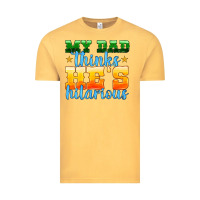 Vintage Mustard my dad thinks he is hilarious Vintage Tee - HRA Design Shop
