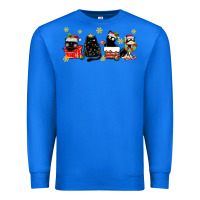 True Royal christmas cats Premium Sweatshirt - MaliasSmallBusiness
