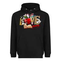 Black teacher school love Heavyweight Hoodie - NancyCooperArtShop