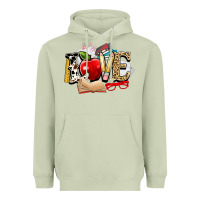 Matcha teacher school love Heavyweight Hoodie - NancyCooperArtShop
