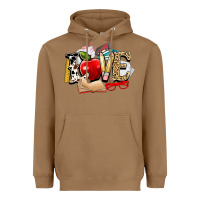 Toasted Coconut teacher school love Heavyweight Hoodie - NancyCooperArtShop