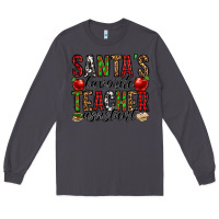Smoke santa's favorite teacher assistant Long Sleeve Tee - Jasminsmagicworld