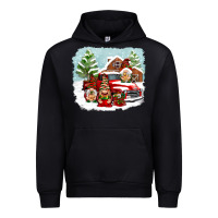Christmas Gnomes With Red Truck Urban Hoodie | Teevron