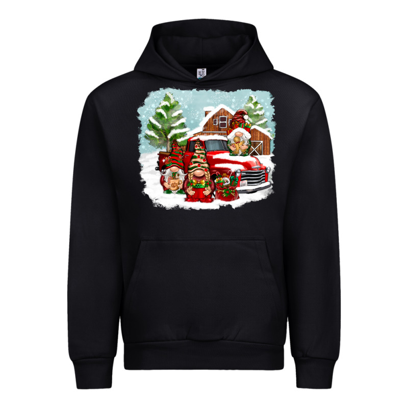 Christmas Gnomes With Red Truck Urban Hoodie by NancyCooperArtShop | Teevron