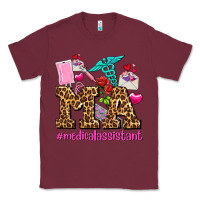 Burgundy valentines day m a medical assistant Classic Tee - AdoDesignShop