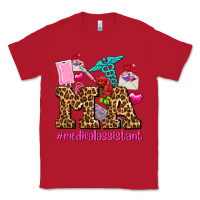 Red valentines day m a medical assistant Classic Tee - AdoDesignShop