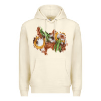 Sandshell horseshoe cowhide cactus patch Premium Hoodie - AdoDesignShop