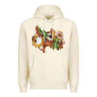 Tofu horseshoe cowhide cactus patch Premium Hoodie - AdoDesignShop