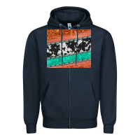 Navy western turquoise gemstone cowhide  leather tumbler Zipper Hoodie - Jasminsmagicworld