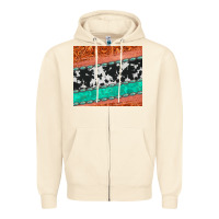 Sandshell western turquoise gemstone cowhide  leather tumbler Zipper Hoodie - Jasminsmagicworld