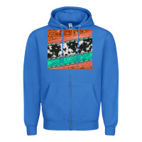 True Royal western turquoise gemstone cowhide  leather tumbler Zipper Hoodie - Jasminsmagicworld