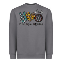 Storm peace love racing Heavyweight Sweatshirt - CowhideDigitalArt