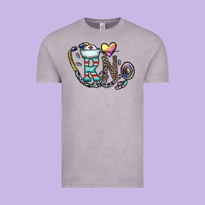 Rn Vintage Tee Designed By Cowhidedigitalart
