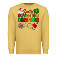 Antique Gold santas favorite caregiver Premium Sweatshirt - MaliasSmallBusiness
