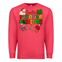 Cardinal santas favorite caregiver Premium Sweatshirt - MaliasSmallBusiness