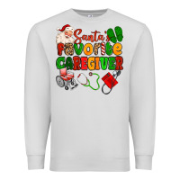Dove Grey santas favorite caregiver Premium Sweatshirt - MaliasSmallBusiness