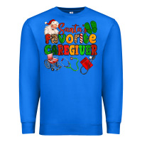 True Royal santas favorite caregiver Premium Sweatshirt - MaliasSmallBusiness