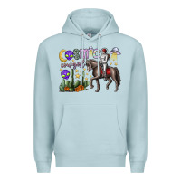 Blue Mist cosmic cowgirl Premium Hoodie - SublimationCraftShop