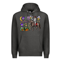 Charcoal Heather cosmic cowgirl Premium Hoodie - SublimationCraftShop
