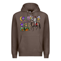 Coffee cosmic cowgirl Premium Hoodie - SublimationCraftShop