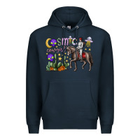 Navy cosmic cowgirl Premium Hoodie - SublimationCraftShop