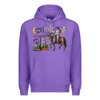 Purple cosmic cowgirl Premium Hoodie - SublimationCraftShop