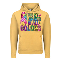 Vintage Mustard fight cancer in all colors Vintage Hoodie - texasbilliewilder