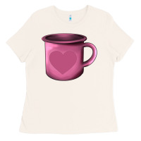 Bone Valentine's Day heart mug Ladies Tee - AdoDesignShop