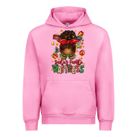 Fuchsia Pink santa's favorite waitress messy bun Urban Hoodie - texasbilliewilder