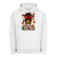 Pigment Lunar Rock santa's favorite waitress messy bun Urban Hoodie - texasbilliewilder