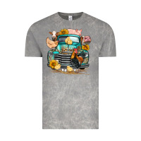 Cloud Rock farm truck farm animals Vintage Tee - FaDigitalArtStudio